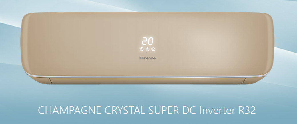 Cплит-системы Hisense серии CHAMPAGNE CRYSTAL SUPER DC Inverter