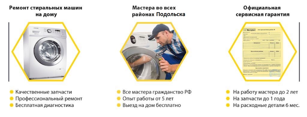 Ремонт стиральных машин в Подольске Ремонт стиральных машин в Подольске