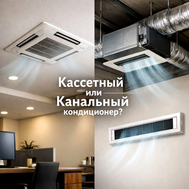 Какой кондиционер выбрать, кассетный или канальный?