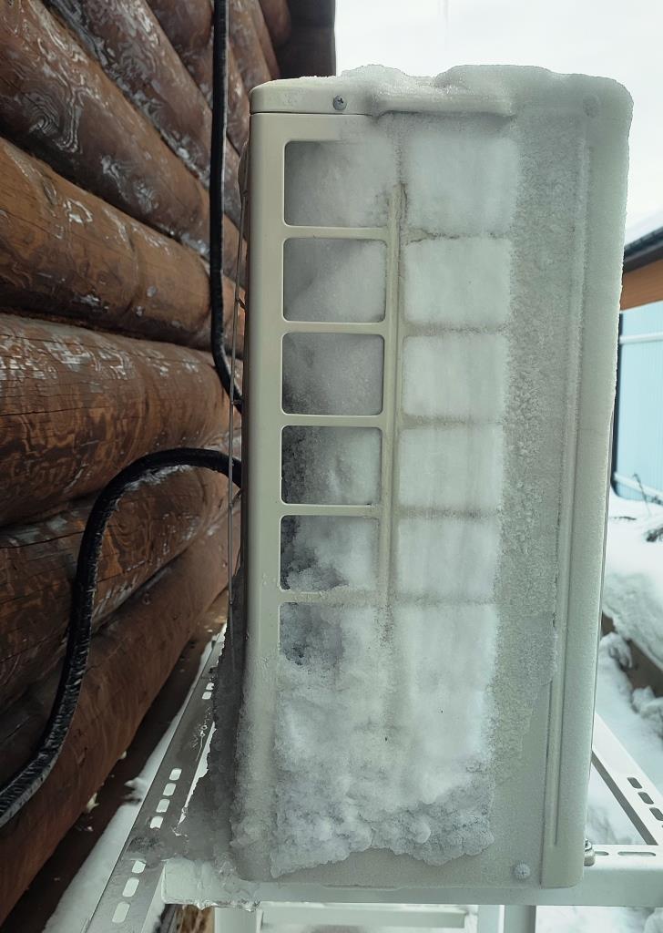 Обледенение наружного блока кондиционера