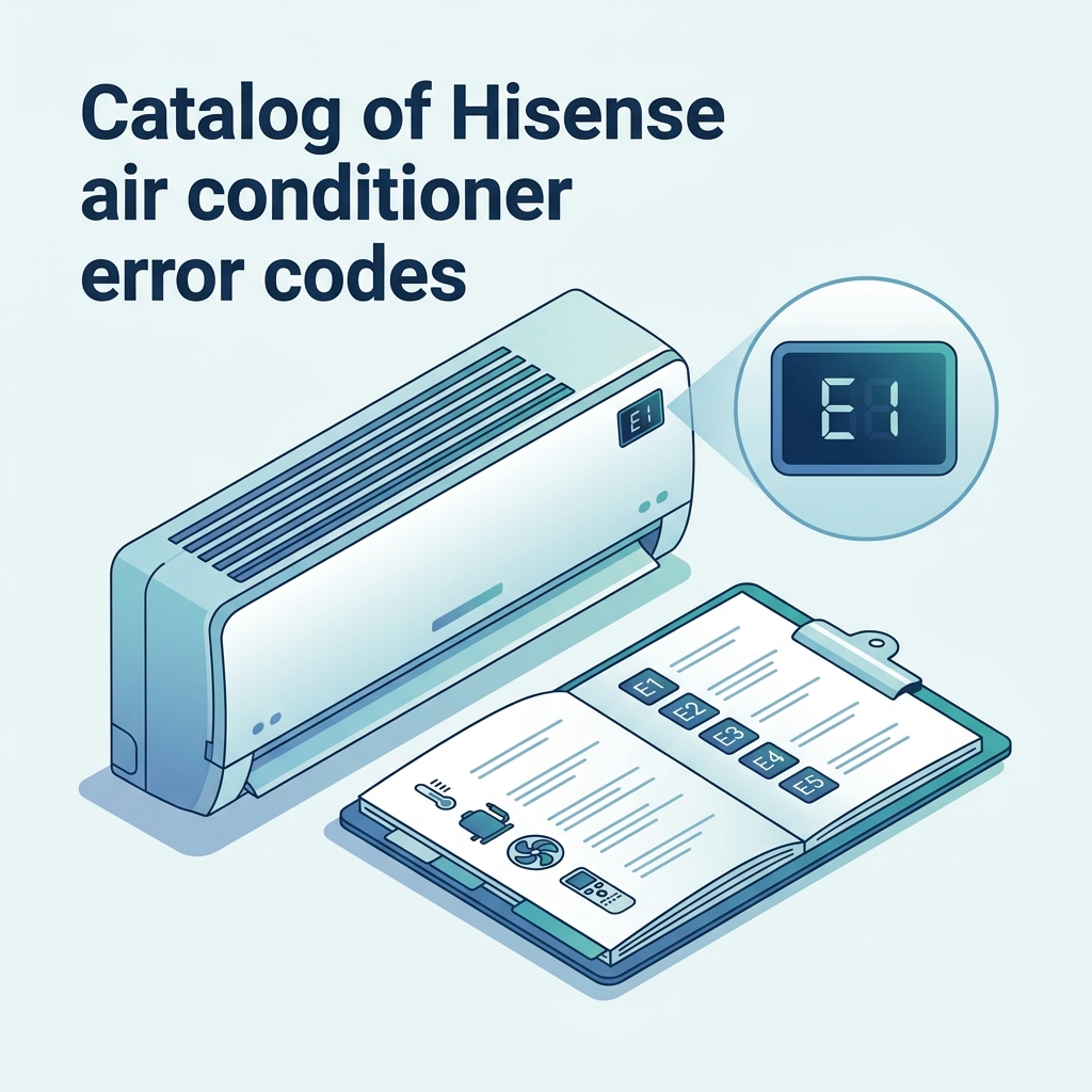 Ошибки кондиционеров Hisense, модели 2026 г.