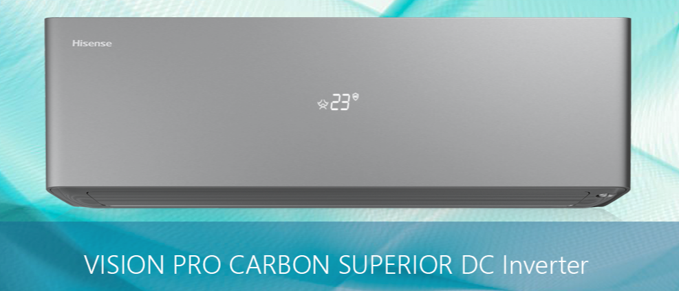 Cплит-системы Hisense серии VISION PRO CARBON SUPERIOR DC Inverter