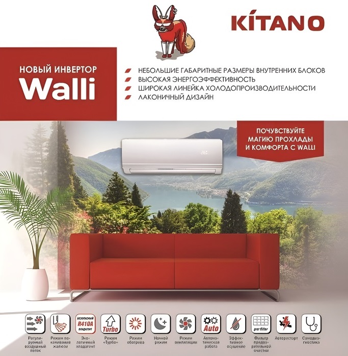 Функции и режимы KITANO WALLI INVERTER
