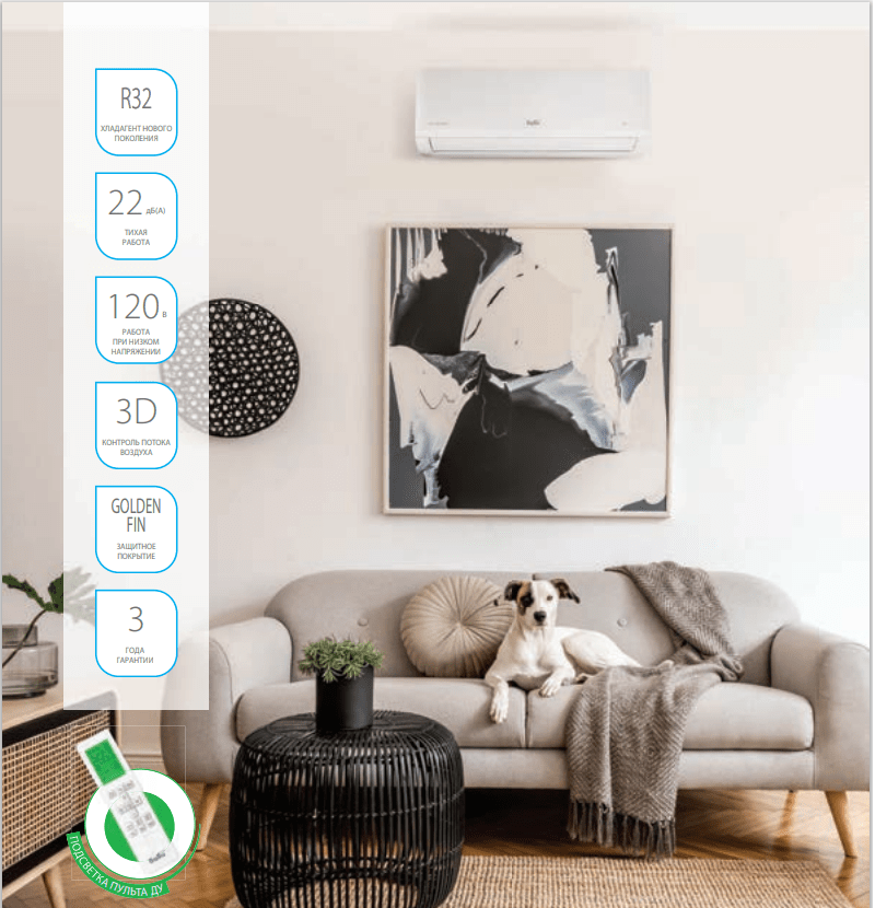 Сплит-системы Ballu серии Greenland DС Inverter