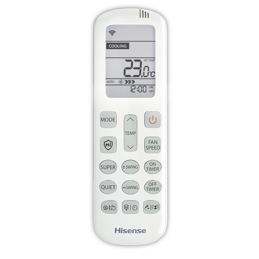 Пульт Hisense GOAL DC Inverter Wi-Fi