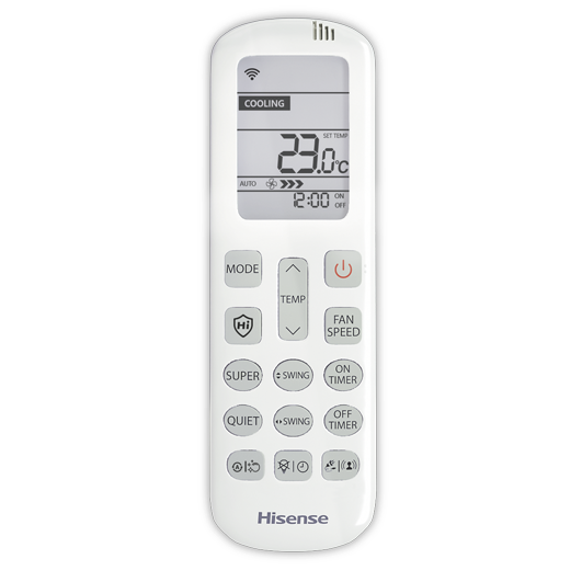  Пульт д/у Hisense ZOOM DC Inverter Wi-Fi