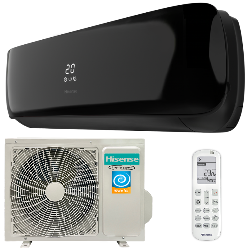 Cплит-системы Hisense Black Crystal Super DC Inverter WI-FI