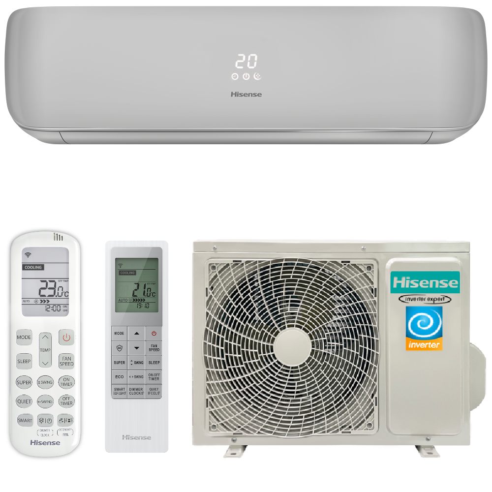 Cплит-системы Hisense Silver Crystal Super DC Inverter Wi-Fi