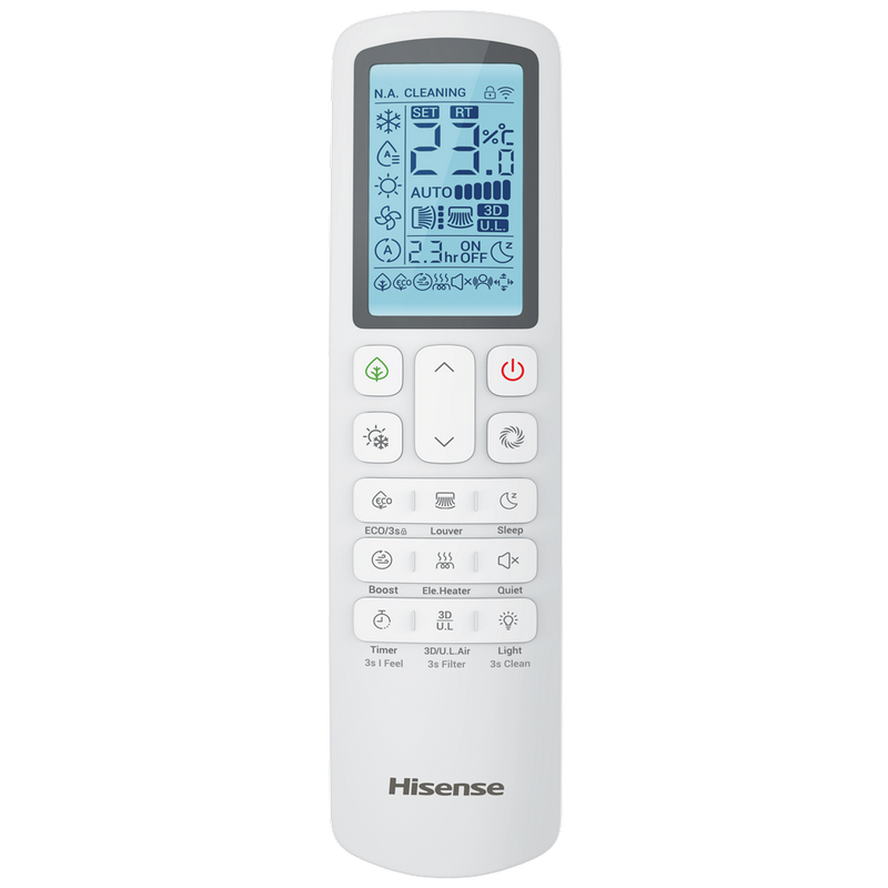 Пульт Hisense AUV-48UR4RC8/AUW-48U6RN8 WI-FI