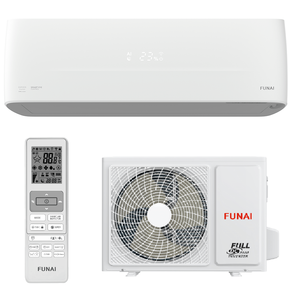 Сплит-система Funai RAC-I-EU25HP.D01 EMPEROR UP Smart Eye FULL DC Inverter
