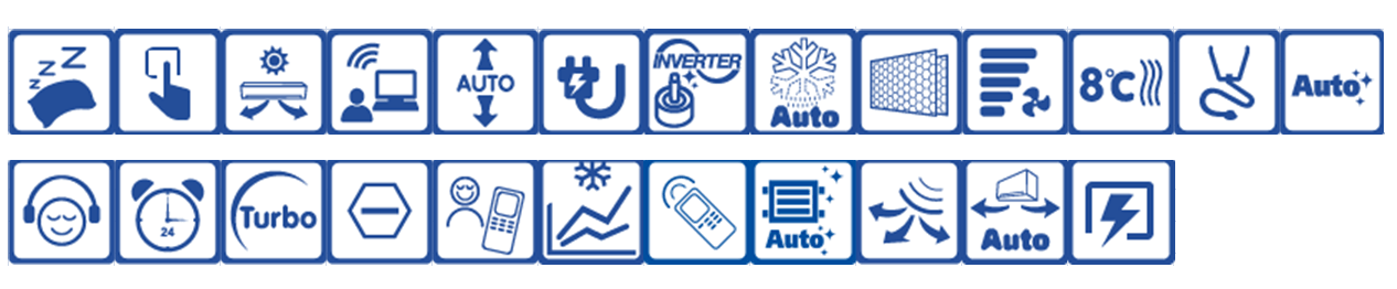 Функции и режимы Gree Pular Inverter Arctic R32
