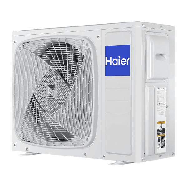 Наружный блок сбоку сплит-системы Haier AS70HPL2HRA/1U70HPL1FRA