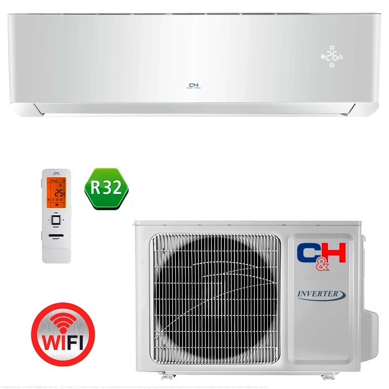Тепловой насос Cooper&Hunter CH-S12FTXAM2S-WP Supreme