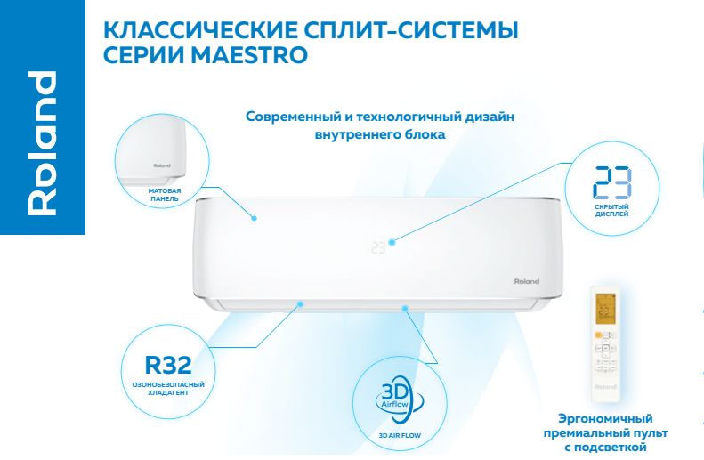 Сплит-система Roland RD-MS07HSS/R1